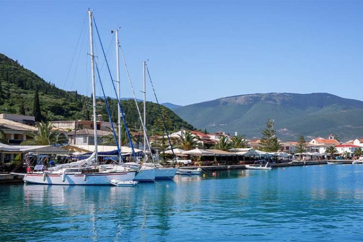 Kefalonia island harbour of Sami